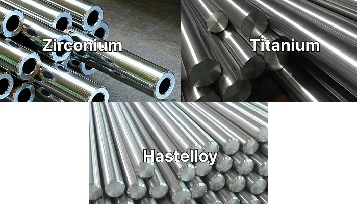 Zirconium vs Titanium vs Hastelloy: Which Material Performs Best in Chemical & High-Chloride Environments? (2025 Guide)